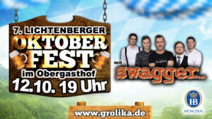 7. Lichtenberger Oktoberfest mit der Live-Band "swagger..." Cover